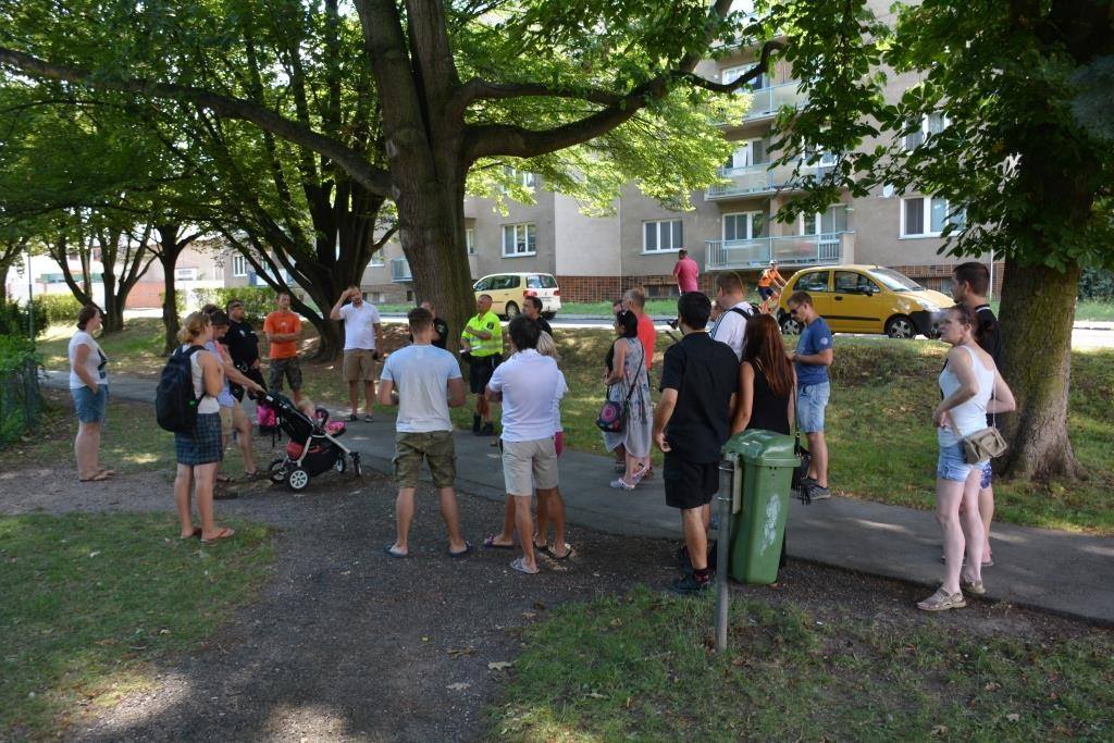 Veřejné setkání občanů s MP v parku - červenec 2018